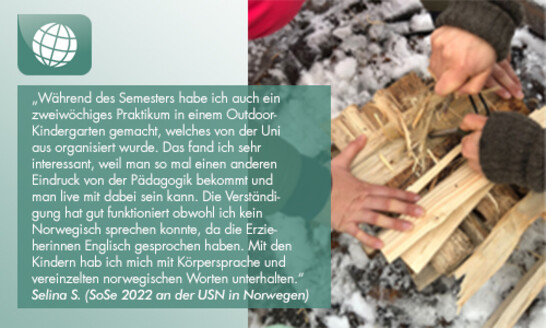 Sommersemester 2022 Bericht einer Studentin in Norwegen an der University of South-Eastern Norway