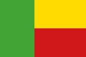 Foto Flagge Benin Foto Flagge Benin