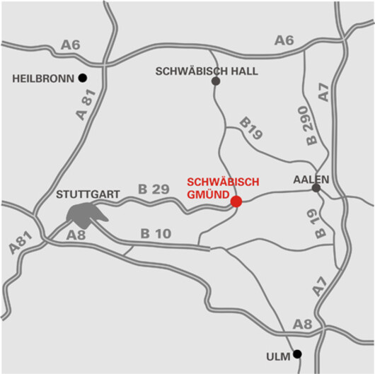 Foto Anfahrtsskizze der PH Schwäbisch Gmünd Foto Anfahrtsskizze der PH Schwäbisch Gmünd