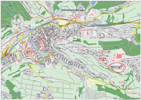 Foto Stadtplan City Map